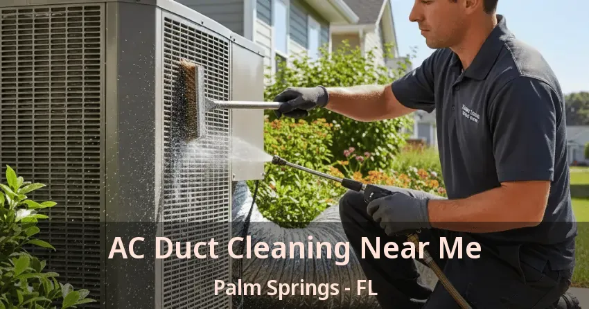 AC Duct Cleaning Near Me Palm Springs - FL