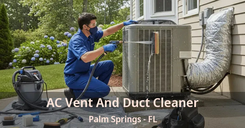 AC Vent And Duct Cleaner Palm Springs - FL