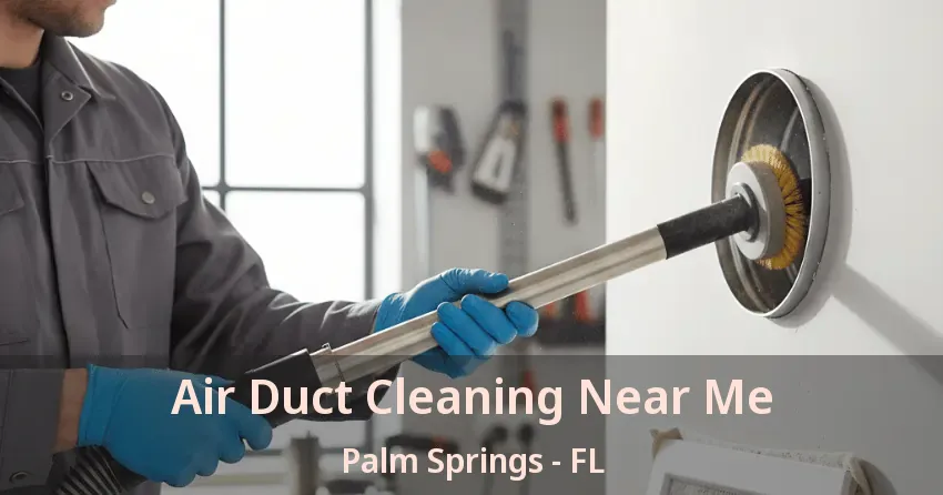 Air Duct Cleaning Near Me Palm Springs - FL