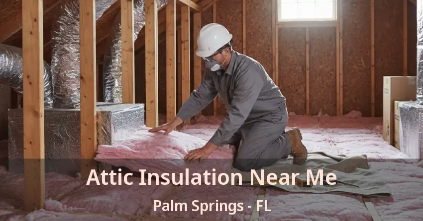 Attic Insulation Near Me Palm Springs - FL
