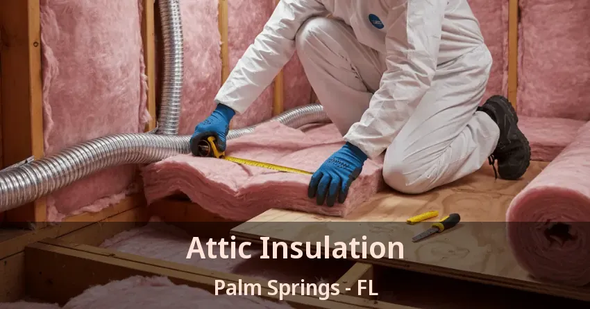 Attic Insulation Palm Springs - FL