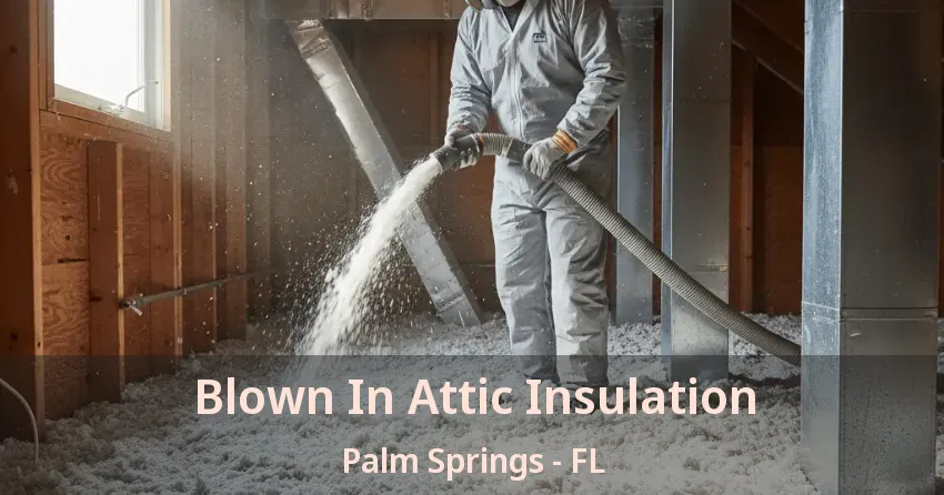 Blown In Attic Insulation Palm Springs - FL