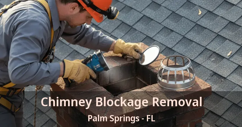 Chimney Blockage Removal Palm Springs - FL