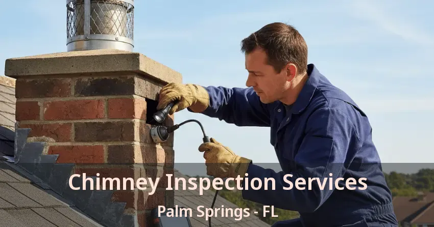 Chimney Inspection Services Palm Springs - FL