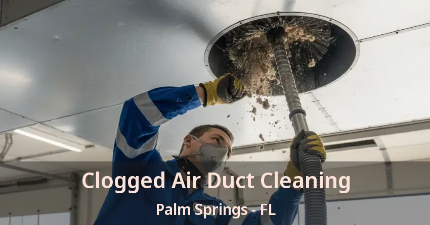 Clogged Air Duct Cleaning Palm Springs - FL