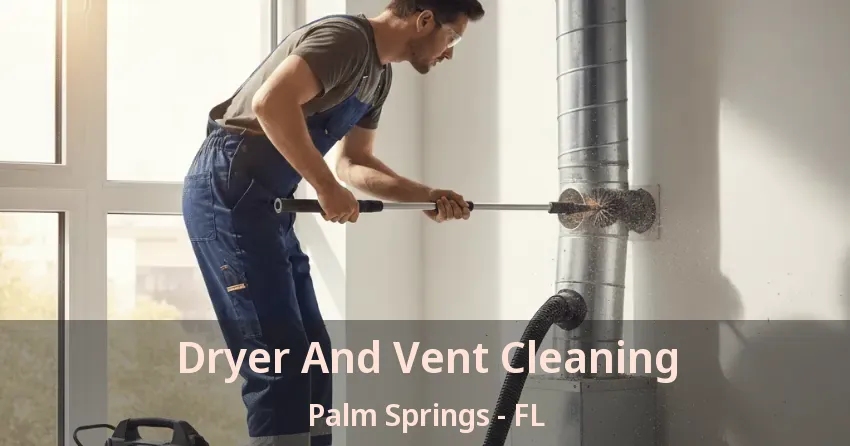 Dryer And Vent Cleaning Palm Springs - FL