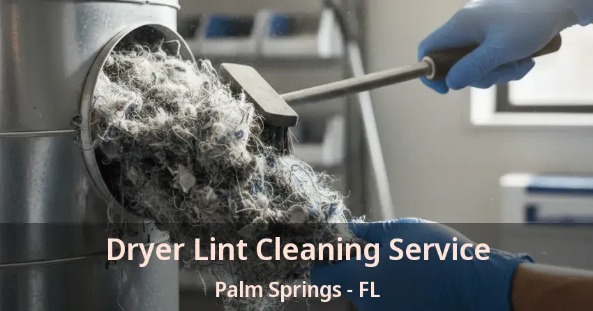 Dryer Lint Cleaning Service Palm Springs - FL