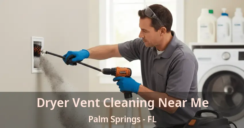 Dryer Vent Cleaning Near Me Palm Springs - FL