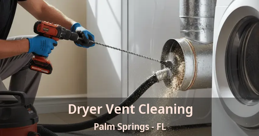 Dryer Vent Cleaning Palm Springs - FL