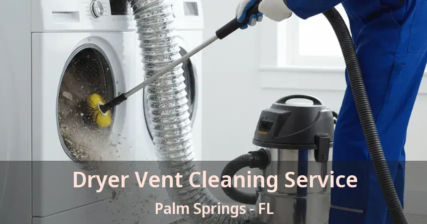 Dryer Vent Cleaning Service Palm Springs - FL