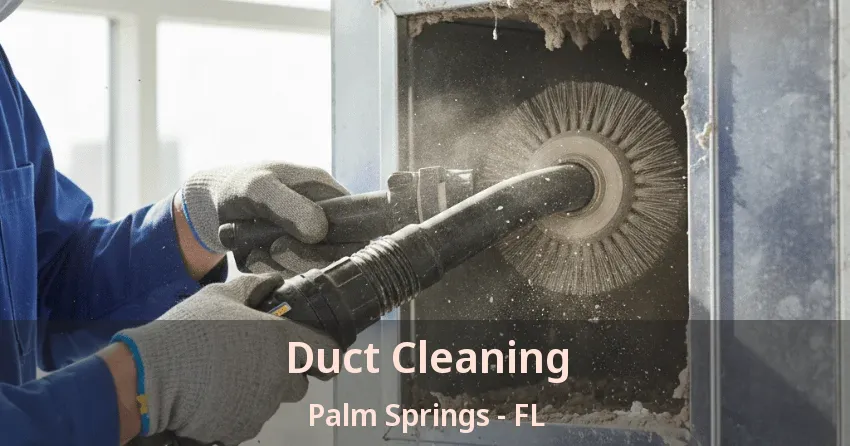 Duct Cleaning Palm Springs - FL