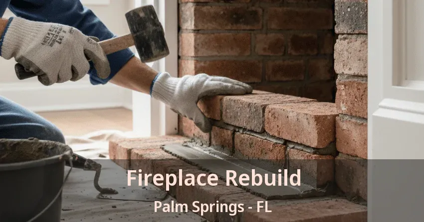 Fireplace Rebuild Palm Springs - FL