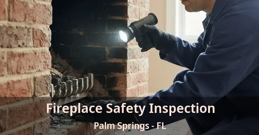 Fireplace Safety Inspection Palm Springs - FL
