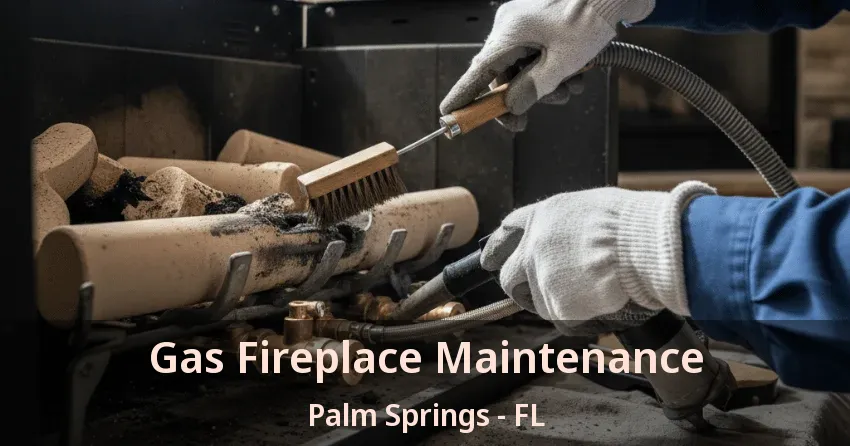 Gas Fireplace Maintenance Palm Springs - FL