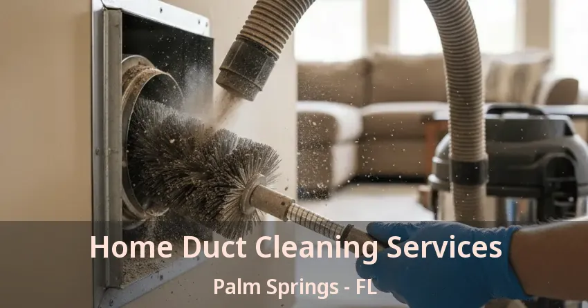Home Duct Cleaning Services Palm Springs - FL