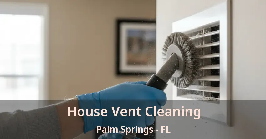 House Vent Cleaning Palm Springs - FL