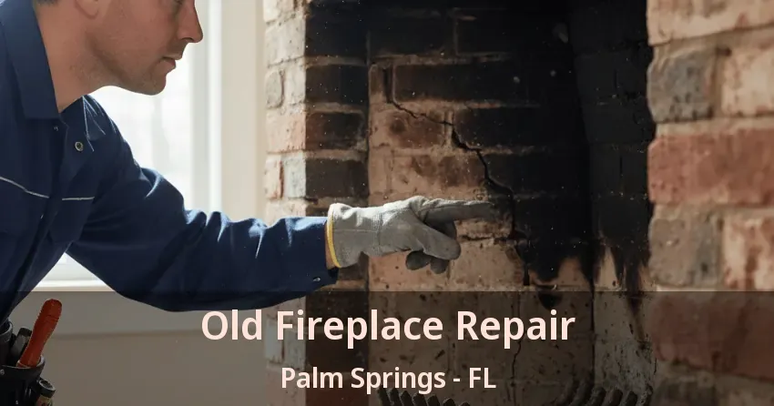 Old Fireplace Repair Palm Springs - FL