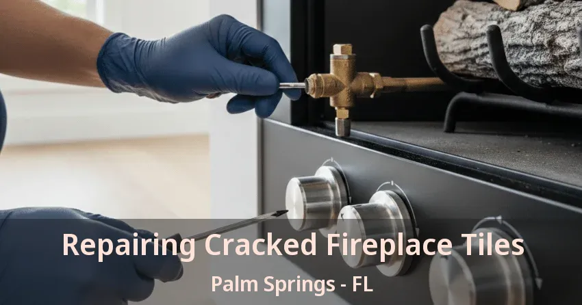 Repairing Cracked Fireplace Tiles Palm Springs - FL