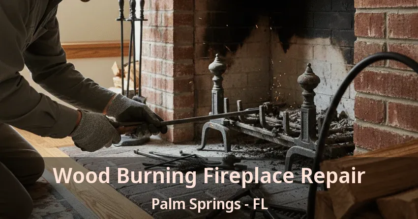 Wood Burning Fireplace Repair Palm Springs - FL