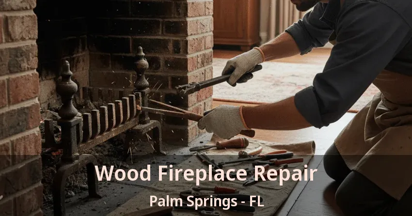 Wood Fireplace Repair Palm Springs - FL